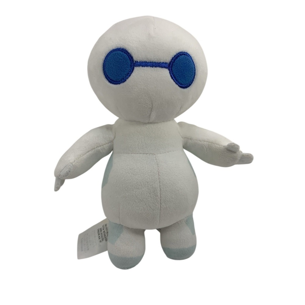 Disney Store Big Hero 6 Baymax With Blue Eyes Soft Plush Toy Small 8"